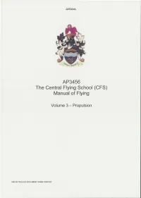 Manual of Flying: Volume 3 Propulsion