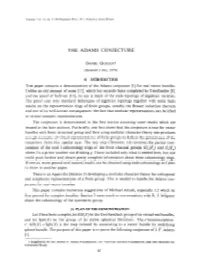 The Adams Conjecture