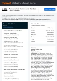 296 Bus Time Schedule & Line Route