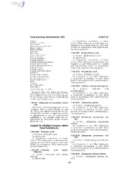 477 Subpart B—Multiple Purpose GRAS Food Substances