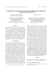 A Comparative Study of Platonic Solid Loudspeakers As Directivity Controlled Sound Sources