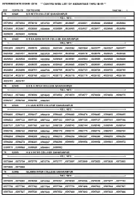Centre List Dist 16