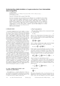Understanding Stable Levitation of Superconductors from Intermediate Electromagnetics A
