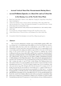 Aerosol Vertical Mass Flux Measurements During Heavy