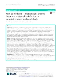 First Do No Harm