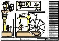 General Arrangement Simple Walking-Beam Steam Engine