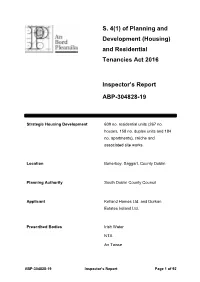 S. 4(1) of Planning and Development (Housing) and Residential Tenancies Act 2016 Inspector's Report ABP-304828-19