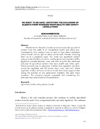 Article NO RIGHT to BE SAFE: JUSTIFYING the EXCLUSION OF