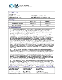 CLR Review Independent Evaluation Group