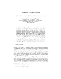 Dbpedia Live Extraction