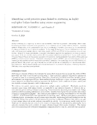 Identifying Novel Putative Genes Linked to Stuttering in Highly Multiplex