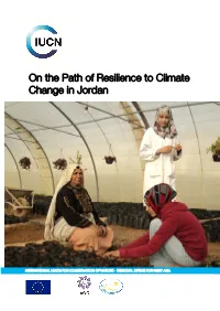 On the Path of Resilience to Climate Change in Jordan