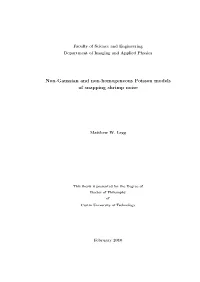 Non-Gaussian and Non-Homogeneous Poisson Models of Snapping Shrimp Noise