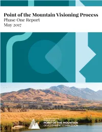 Phase One Report Table of Contents