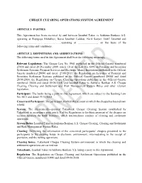 Cheque Clearing Operations System Agreement