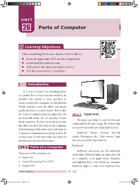 Parts of Computer