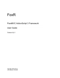 Puremvc Actionscript 3 Framework User Guide