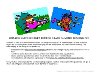 2018 Incoming 4Th Gr