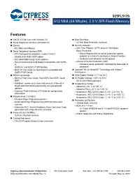 3.0V SPI Flash Memory Document Number: 001-98284 Orig