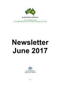 June 2017 Newsletter