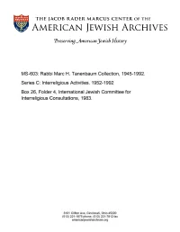 MS-603: Rabbi Marc H