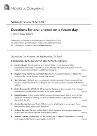 View Future Day Orals PDF File 0.11 MB