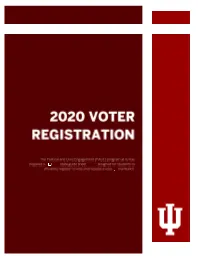2020 Voter Registration Guide
