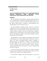 Bill Analysis for File Copy