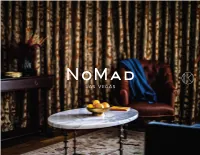 Nomad Las Vegas Sales