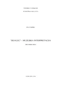 Sejalec" – Muzejska Interpretacija