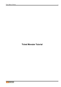 Ticket Monster Tutorial I
