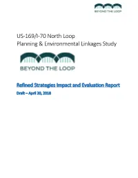 US-169/I-70 North Loop Planning & Environmental Linkages Study
