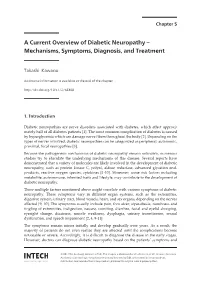 A Current Overview of Diabetic Neuropathy – Mechanisms, Symptoms, Diagnosis, and Treatment