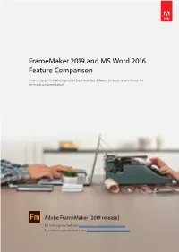 Adobe Framemaker (2019 Release)-For XML/DITA Authoring