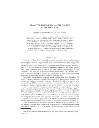 FROM the HYPERBOLIC 24-CELL to the CUBOCTAHEDRON 11 Has Been Much Studied
