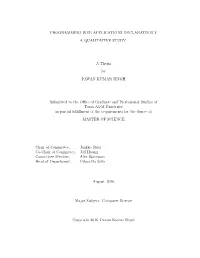 Programming Web Applications Declaratively a Qualitative Study
