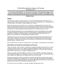Q114 Earnings Transcript