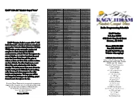 Radio Programming Schedule