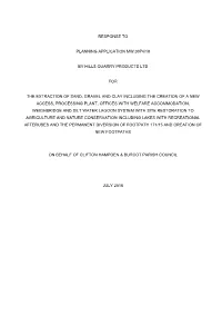 Response to Planning Application Mw.0074/18 By