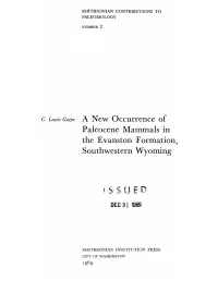 Smithsonian Contributions and Studies