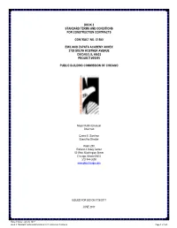 Book 2 Standard Terms and Conditions for Construction Contracts