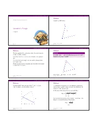 Centroid of a Triangle