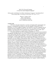 Linguistic Documentation of the Endangered Togo-Remnant Languages of Togo and Ghana