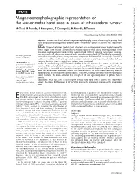 Magnetoencephalographic Representation of the Sensorimotor