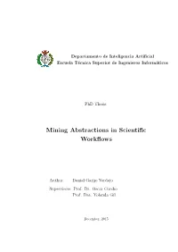 Mining Abstractions in Scientific Workflows