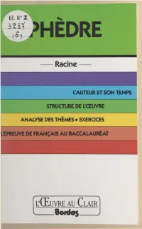 Phèdre, Racine