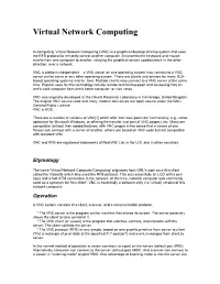 Virtual Network Computing
