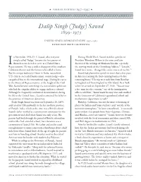 Dalip Singh (Judge) Saund 1899–1973