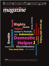Domestic Helpers Seeking Justice Against Their Employers in the Courts Are in a Limbo As They Are Not Allowed to Work While Their Claims Go Through the Courts