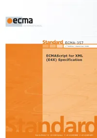 Final Draft 2Nd Edition of ECMA-357